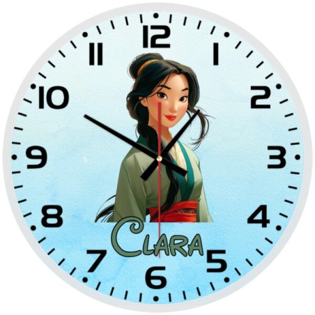 Disney Princess Mulan Wall Clock