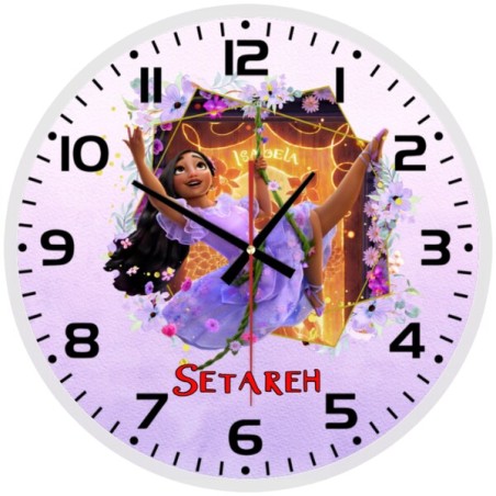 Disney Encanto Isabela Madrigal Wall Clock