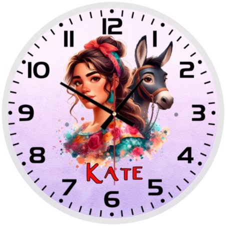 Disney Encanto Luisa & Donkey Wall Clock