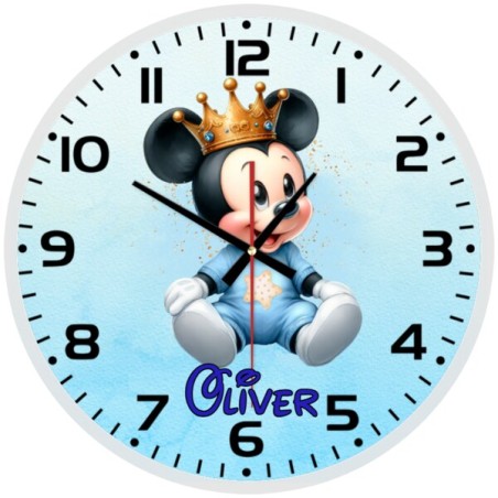 Disney Baby Mickey Mouse Wall Clock