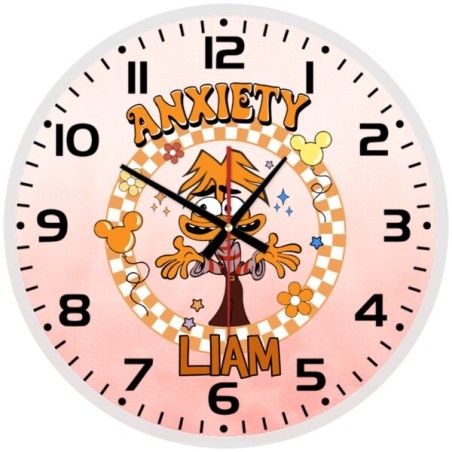 Disney Inside Anxiety Out Wall Clock