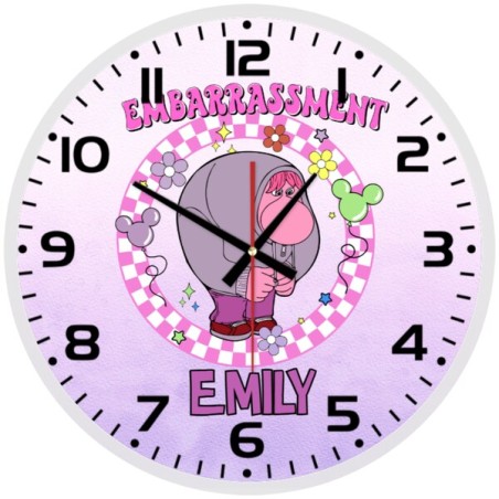 Disney Inside Embarrassment Out Wall Clock