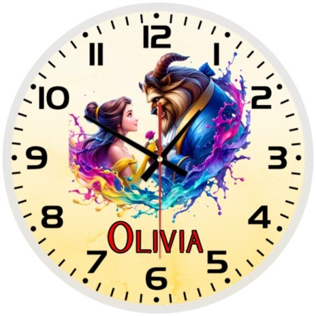 Disney Beauty and the Beast Wall Clock