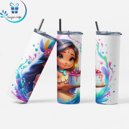 Disney Princess Pocahontas Skinny Tumbler