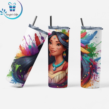 Disney Princess Pocahontas Skinny Tumbler