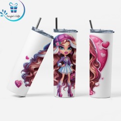 Bratz Ladies Skinny Tumbler