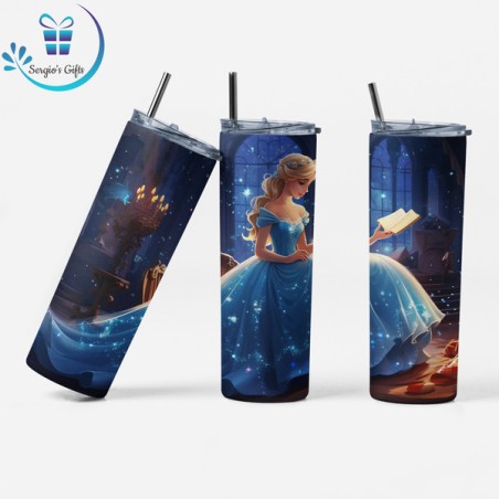 Disney Princess Cinderella Skinny Tumbler