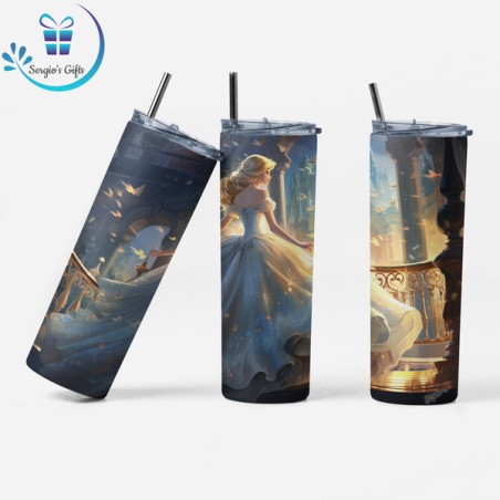 Disney Princess Cinderella Skinny Tumbler