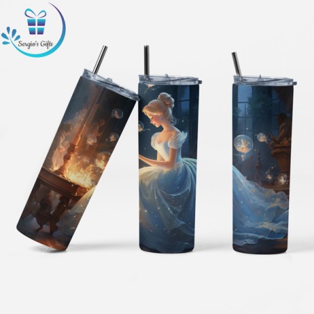 Disney Princess Cinderella Skinny Tumbler