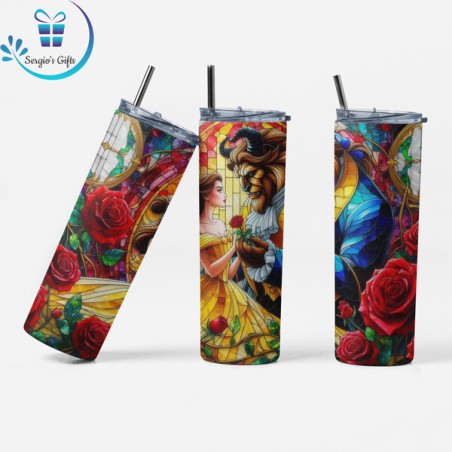 Disney Beauty and the Beast Skinny Tumbler