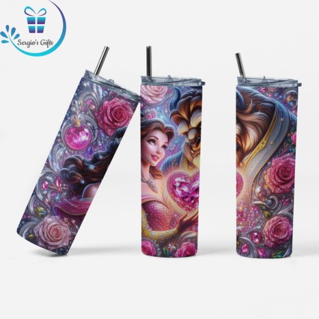 Disney Beauty and the Beast Skinny Tumbler