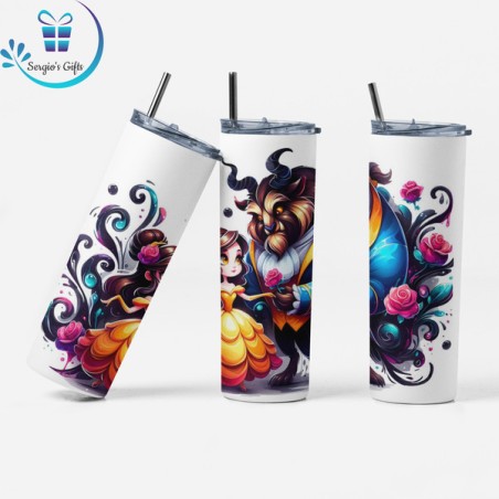 Disney Beauty and the Beast Skinny Tumbler