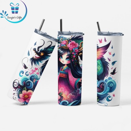 Disney Princess Mulan Skinny Tumbler