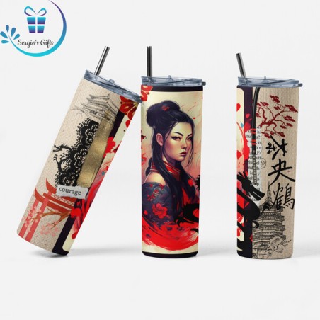 Disney Princess Mulan Skinny Tumbler