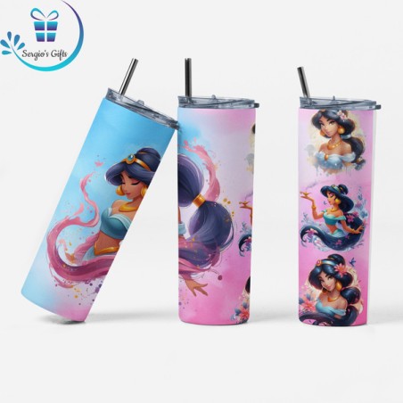 Disney Princess Jasmine Skinny Tumbler