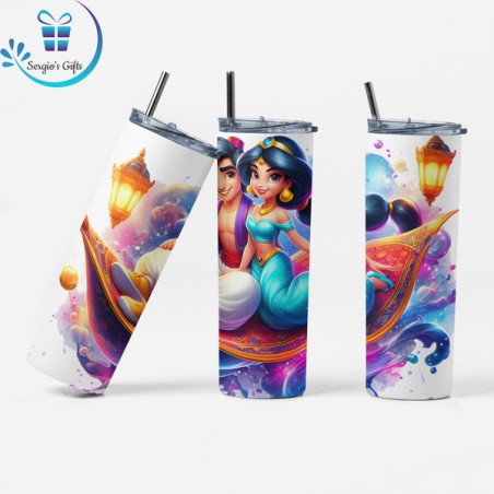 Disney Princess Jasmine Skinny Tumbler