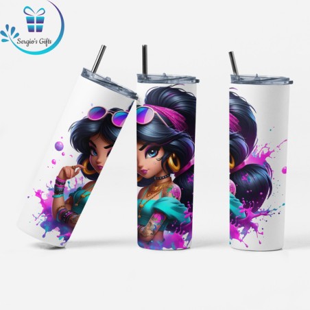 Disney Princess Jasmine Skinny Tumbler