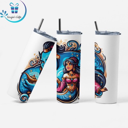 Disney Princess Jasmine Skinny Tumbler