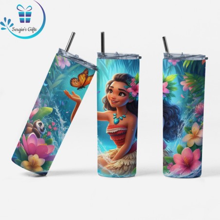 Disney Princess Moana Skinny Tumbler