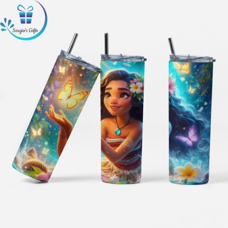 Disney Princess Moana Skinny Tumbler