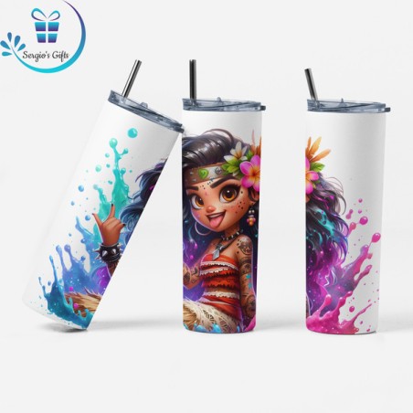 Disney Princess Moana Skinny Tumbler