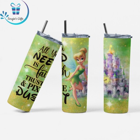 Disney Princess Tinker Bell Skinny Tumbler