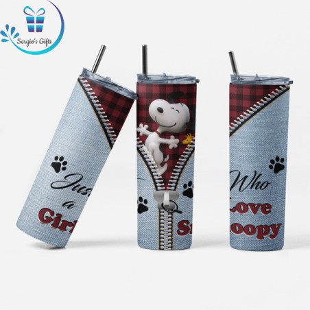 Charlie Brown & Snoopy Skinny Tumbler