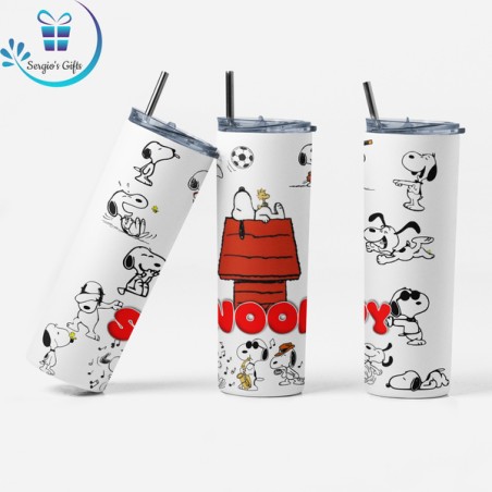 Charlie Brown & Snoopy Skinny Tumbler