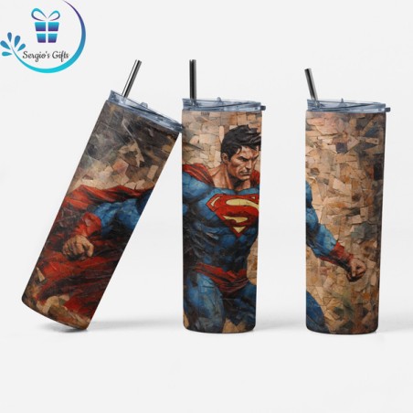 DC Superman Skinny Tumbler