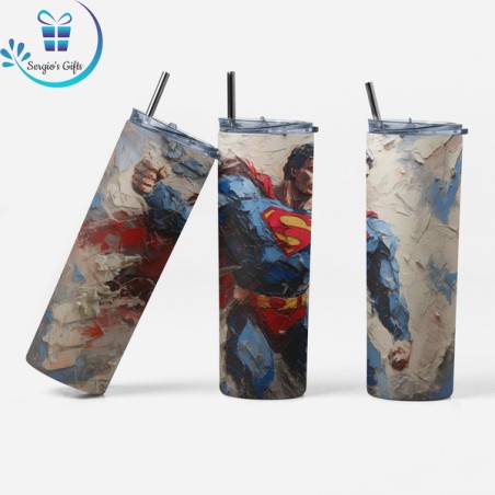 DC Superman Skinny Tumbler