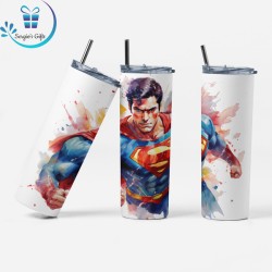 DC Superman Skinny Tumbler