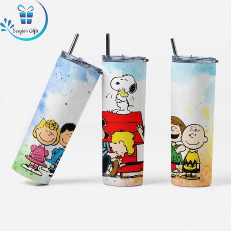 Charlie Brown & Snoopy Skinny Tumbler