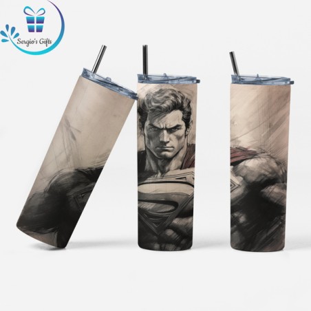 DC Superman Skinny Tumbler