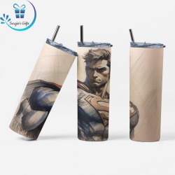 DC Superman Skinny Tumbler