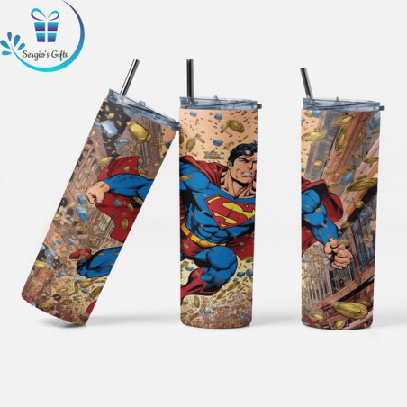 DC Superman Skinny Tumbler