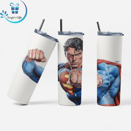 DC Superman Skinny Tumbler