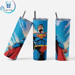 DC Superman Skinny Tumbler