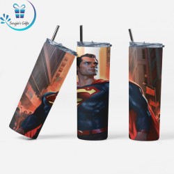 DC Superman Skinny Tumbler