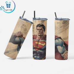 DC Superman Skinny Tumbler