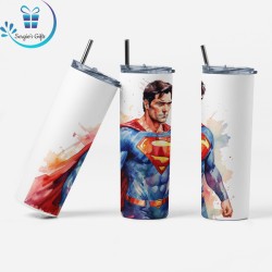 DC Superman Skinny Tumbler