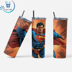 DC Superman Skinny Tumbler