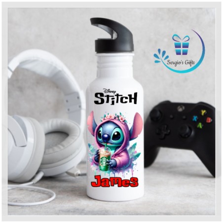 Disney Stitch Straw Bottle