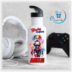 DC Harley Quinn Straw Bottle