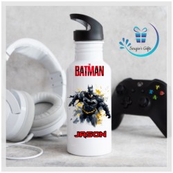 DC Batman Straw Bottle