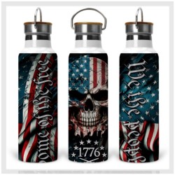 Patriotic Skull Drink...