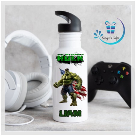 Marvel The Incredible Hulk Straw Bottle