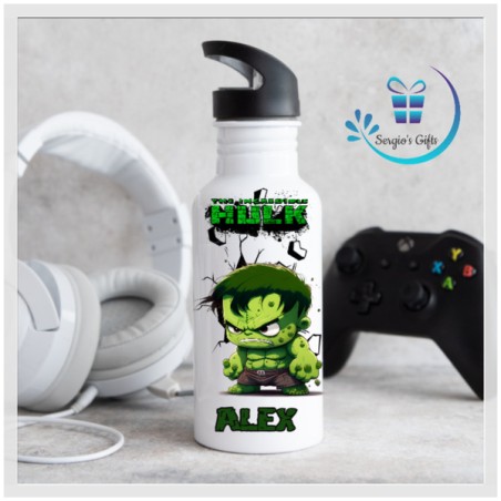 Marvel The Incredible Hulk Straw Bottle