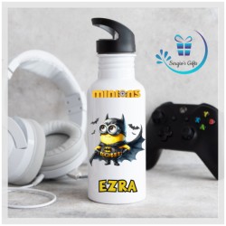 Batman Minions Straw Bottle