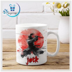 Japanese Samurai Coffee Mug