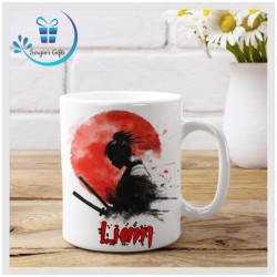 Japanese Samurai Coffee Mug